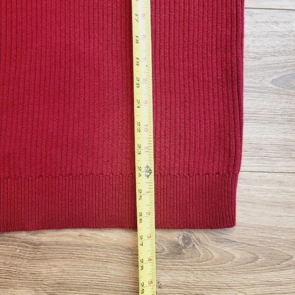 Polo‎ Sweater Vest XL Men's Burgundy Blue Colorblock